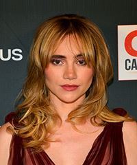 Suki Waterhouse Long Hairstyle With Curtain Bangs- Visual Story