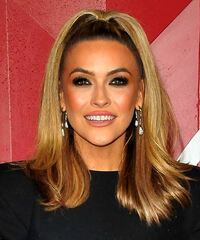 Chrishell Stause Hairstyle With High Ponytail- Visual Story