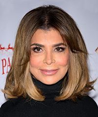 Paula Abdul Medium-Length Hairstyle With Volume- Visual Story