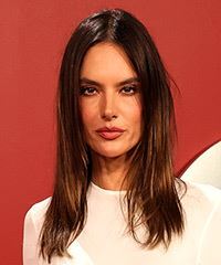 Alessandra Ambrosio Long Brown Hairstyle- Visual Story