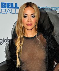 Rita Ora Long Blonde Hairstyle With Braids- Visual Story