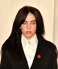 Billie Eilish Voluminous Long Hairstyle From 2024 Oscars- Visual Story