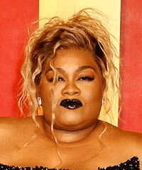 Da'Vine Joy Randolph Curly Upstyle- Visual Story