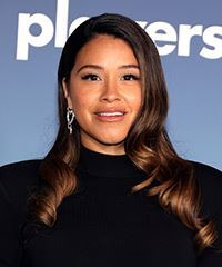 Gina Rodriguez Long Hairstyle With Big Tight Curls- Visual Story