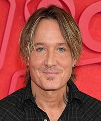 Keith Urban Medium-Length Hairstyle With Highlights