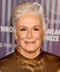 Glenn Close Grey Pixie Hairstyle