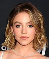 Sydney Sweeney Medium-Length Hairstyle With Subtle Waves- Visual Story