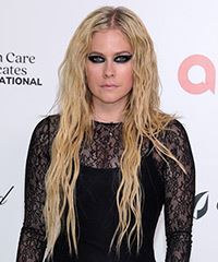 Avril Lavigne Long Edgy Hairstyle With Waves- Visual Story