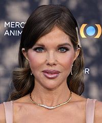 Donna D'Errico Elegant Hairstyle With Curls- Visual Story