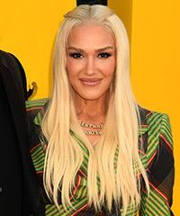 Gwen Stefani Long Blonde Hairstyle- Visual Story