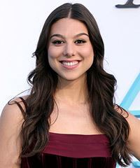 Kira Kosarin Dark Brown Hairstyle With Mid-Length Curls- Visual Story