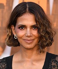Halle Berry Curly Bob Haircut