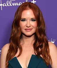 Sarah Drew Long Ginger Hairstyle With Curls- Visual Story