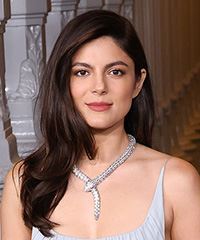 Monica Barbaro Side-Parted Hairstyle With Curled Ends- Visual Story