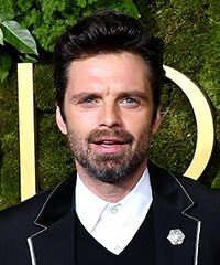 Sebastian Stan Short Hairstyle - Golden Globe Awards 2025- Visual Story