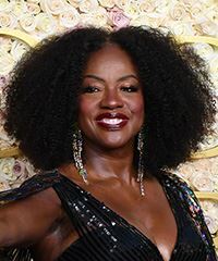 Viola Davis Afro Hairstyle - Golden Globe Awards 2025- Visual Story