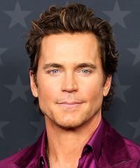 Matt Bomer Hairstyle With Natural Waves And Highlights- Visual Story
