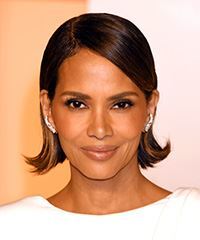 Halle Berry Bob Haircut With Flicked Ends- Visual Story