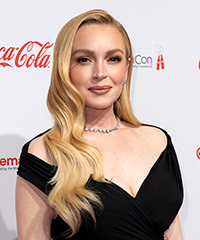 Lindsay Lohan Long Sleek Hairstyle- Visual Story