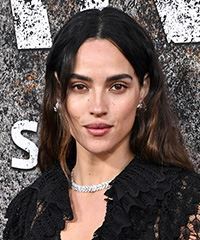 Adria Arjona Long Hairstyle With Curls And Subtle Highlights- Visual Story