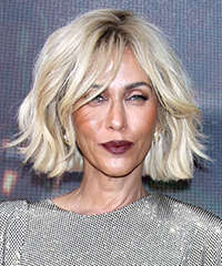 Nicole Ari Parker Blunt Cut Bob With Subtle Waves