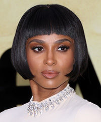 Ciara Short Blunt Cut Bob- Visual Story