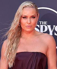 Lindsey Vonn Long Side-Swept Hairstyle With Gentle Waves- Visual Story