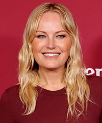 Malin Akerman Medium-Length Hairstyle With Subtle Waves And Classic Bangs- Visual Story