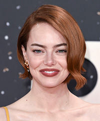 Emma Stone Short Flicked Out Bob Haircut- Visual Story