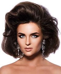Medium-Length Hairstyle With Height And Voluminous Waves- Visual Story