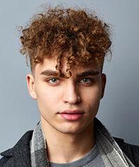 Short Male Hairstyle With Very Short Sides And Natural Curls- Visual Story