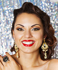 Formal Medium-Length Hairstyle With Flowing Curls- Visual Story