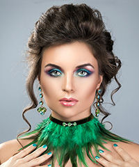 Formal Updo Hairstyle With Curls- Visual Story