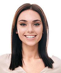 Sleek Medium-Length Hairstyle With Blunt Cut Ends- Visual Story