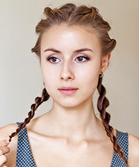 Youthful Braided Hairstyle- Visual Story