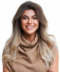 Long Voluminous Two-Tone Hairstyle- Visual Story