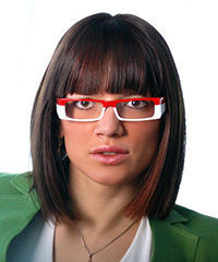 Lob Hair Cut With Full Blunt Bangs- Visual Story