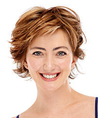 Short Bob With Textured Layers And Choppy Fringe- Visual Story