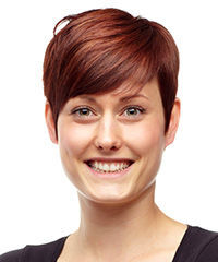Chic Asymmetrical Pixie Cut With Side-swept bangs- Visual Story