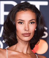 Maya Jama Medium-Length Hairstyle With Gorgeous Curls- Visual Story