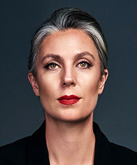 Slicked-Back Pixie Cut With Wet-Look Finish- Visual Story