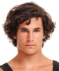 Medium-Length Curly Shag Hairstyle For Men- Visual Story