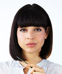 Classic Sleek Blunt Bob Haircut- Visual Story