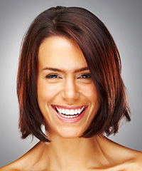 Chin-Length Angled Bob With Soft Layers- Visual Story