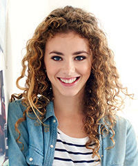 Medium-Length Hairstyle With Natural-Looking Curls- Visual Story