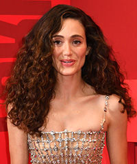 Emmy Rossum Long Hairstyle With Voluminous Curls- Visual Story