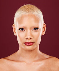 Blonde Buzz Cut For Women- Visual Story