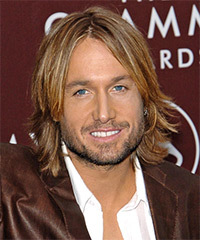 Keith Urban Long Straight Hairstyle