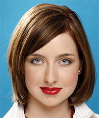 Medium Classic One-length Bob Haircut - TheHairStyler.com