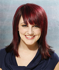 Long Straight   Dark Brunette   Hairstyle- Visual Story